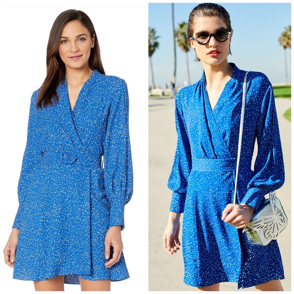 Equipment Dresses & Skirts - NWT Equipment Fanetta Long Sleeve Wrap Dress